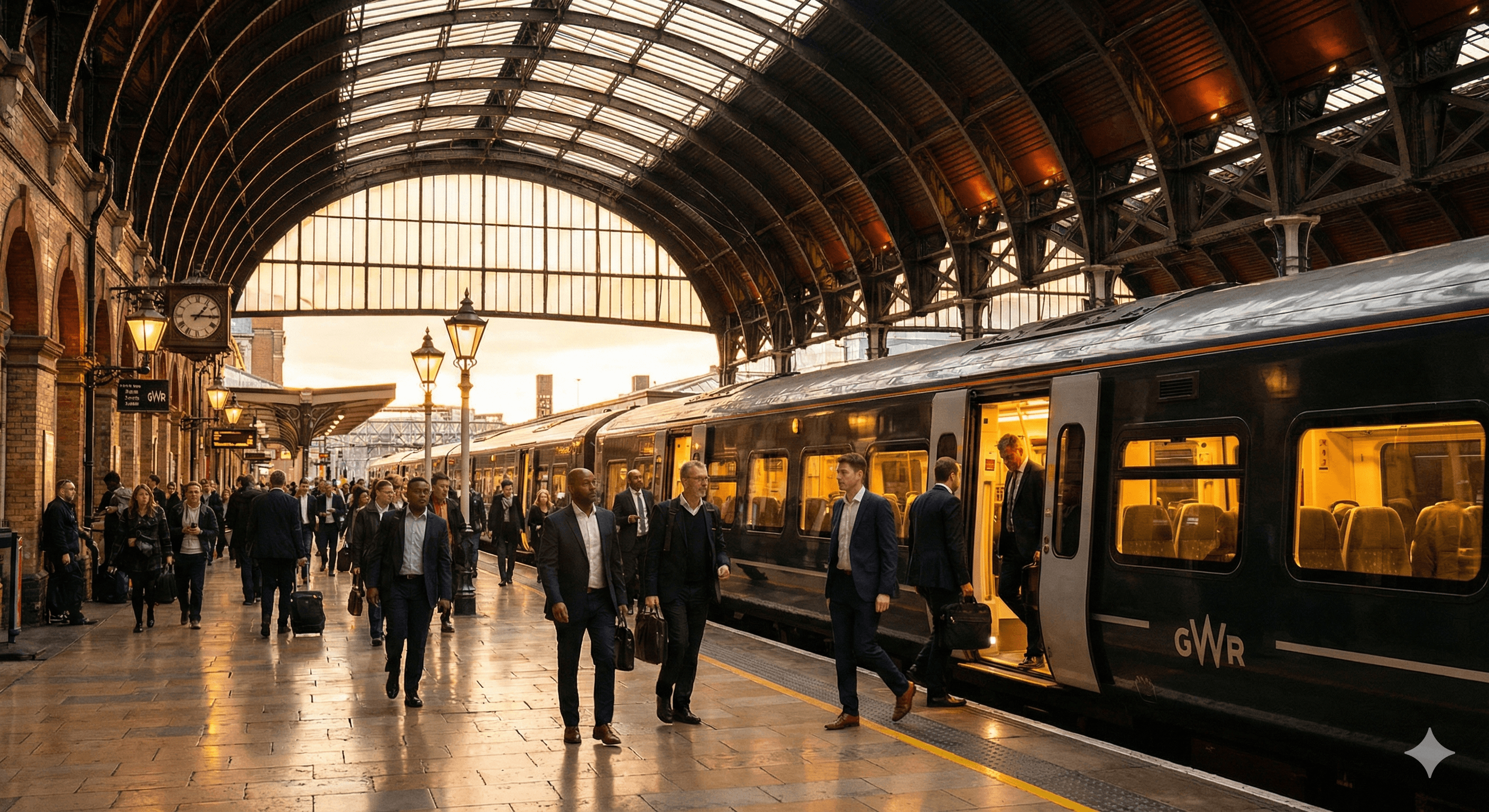Grand train station architecture